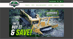 Desktop Screenshot of diamondmowers.com